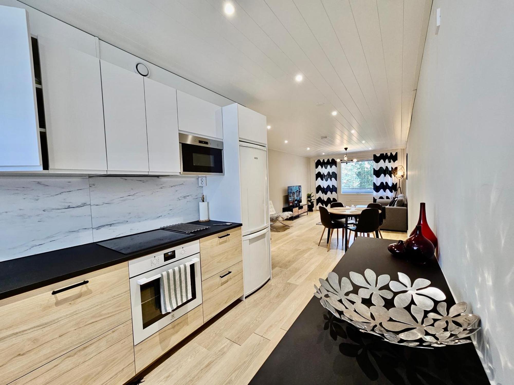 Elegant Apartment With Sauna In The Center Rovaniemi Exteriér fotografie
